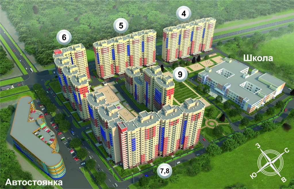 План жилого комплекса 